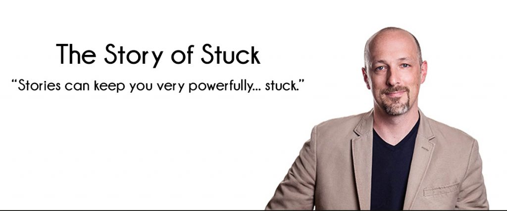 picture of Jamie Notter with the title, "Story of Stuck"