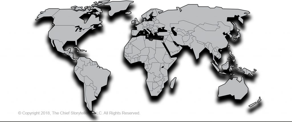 world map, white background, with gray map of countries to globalize your website